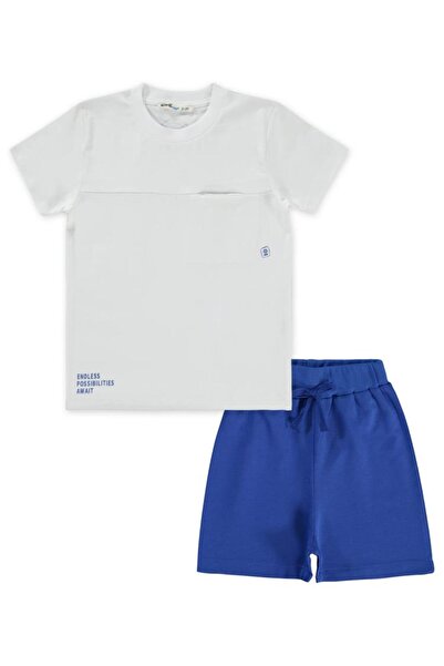 Civil Boys Endless Printed Set for Ages 2-5 - White for Ages 5-6