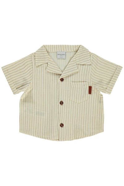Pierre Cardin Prugasto Košulja za decu od 2-5 godina - Smeđa, za 2-3 godine