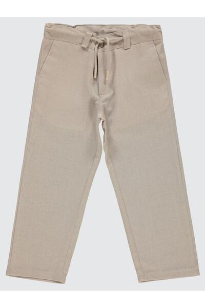 Civil Boys Classic Drawstring 2-5 Years Old Pants - Beige 4-5 Years Old