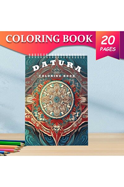 Choice كتاب تلوين ماندالا A0123-DA للكبار، كتاب رسم ماندالا ملون، اصنع تصميما...