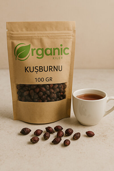 Organic Kiler Kuşburnu Tane 100gr. Elenmiş & Taze