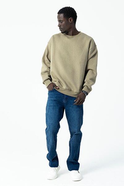 JB John Borners Мъжка велосипедна яка JB Бродирана 3-нишка суитшърт Vison Green - 5405