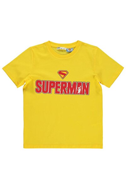 Superman Superman Štampano majica za decu 6-9 godina - žuta 9-10 godina