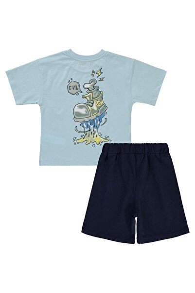 Civil Boys Boy's Suit 2-5 Years Old Ice Blue Textile Studio Gloves