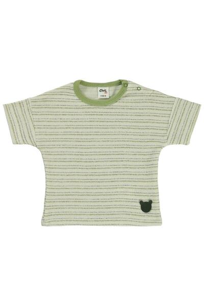 Civil Baby Striped 6-18 Month T-Shirt - Beige 6-9 Months