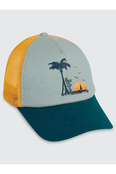 Civil Boys Palmiye 6-9 Years Old Children's Boys' Cap Hat - Orange