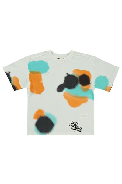 Civil Boys تي شيرت للأولاد 6-9 سنوات أبيض