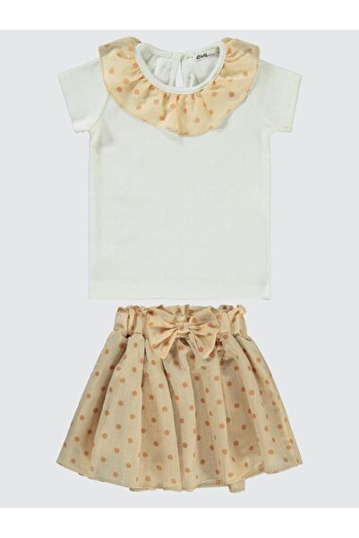 Civil Girls 2-5 Years Old Girl's Ecru Suit Set