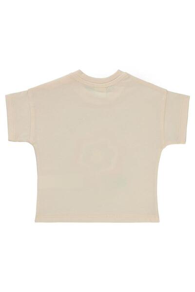 Civil Baby Flower Embroidered 6-18 Months T-Shirt - Powder12-18 Months