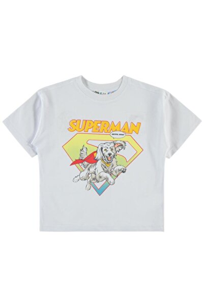 Superman Superman Krypto Štampano majica za decu 6-9 godina - bela 7-8 godina