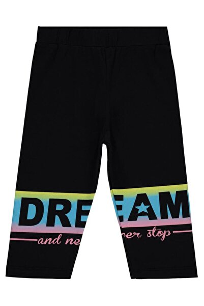 Civil Girls Colanți cu imprimeu Dream pentru 10-13 ani - Negru 12-13 ani