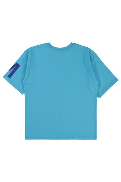 Civil Boys 10-13 Years Old Boy Turquoise T-Shirt