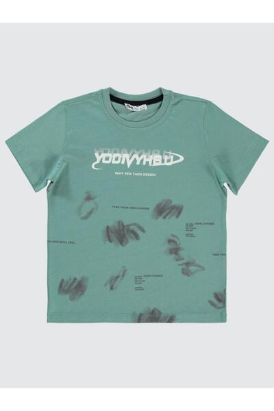 Civil Boys Μπλουζάκι με στάμπα Adoriser για 6-9 ετών - Πράσινο 9-10 ετών