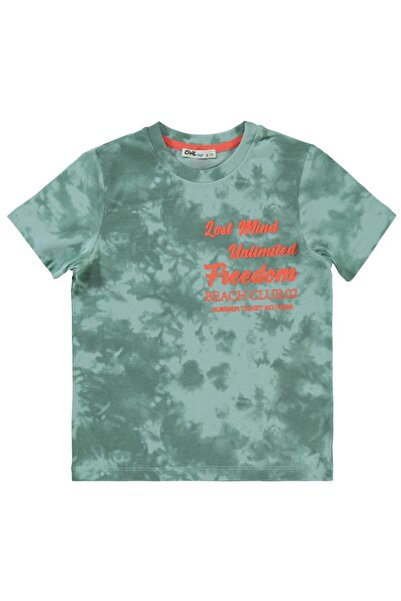 Civil Boys Μπλουζάκι για αγόρια 6-9 ετών, ανοιχτό πράσινο