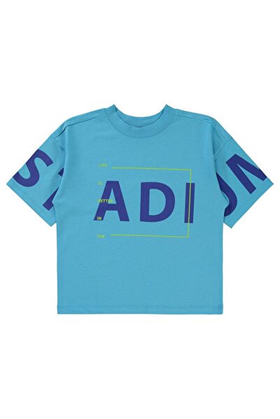 Civil Boys Boy 6-9 Years Old Turquoise T-Shirt