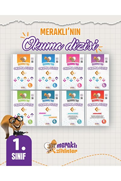 meraklı zihinler 1.SINIF MERAKLI'NIN OKUMA DİZİSİ SET (8 HIKÂYE)