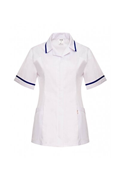 İŞMONT الياقة الكلاسيكية زي قصير الأكمام