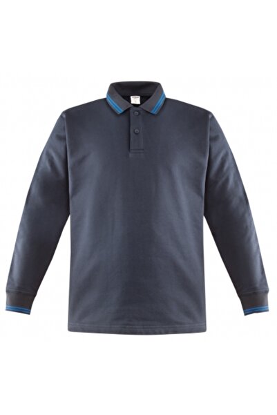 İŞMONT Φούτερ με γιακά πόλο με αντίθεση