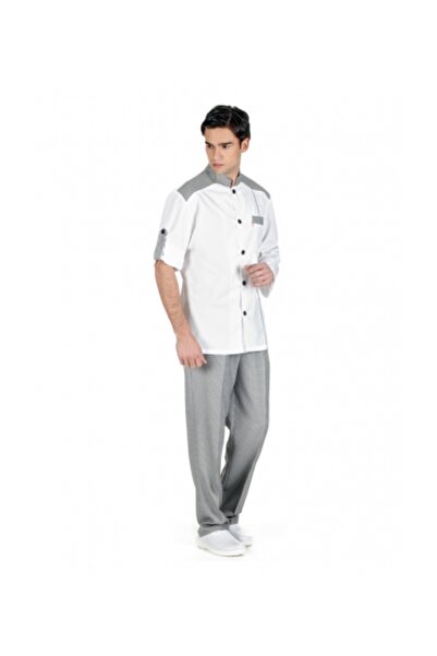 İŞMONT Cook Jacket with Foldable Sleeves and Detailed Accessories