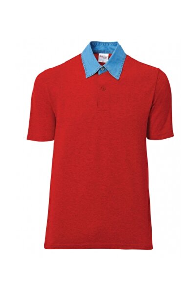 RELAXIA Μπλουζάκι με γιακά πόλο μπλε τζιν