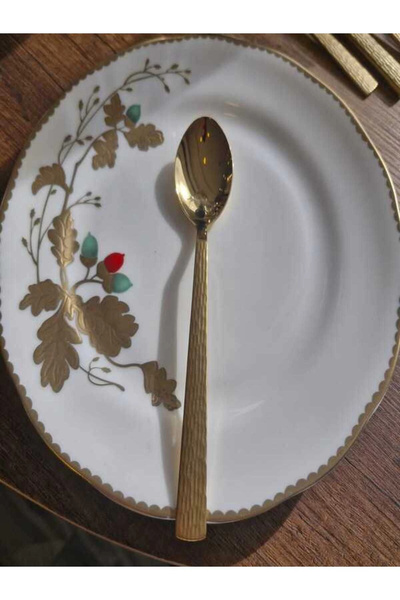 Aryıldız Piero Gold Matte 12-Piece 60 Piece Cutlery Set