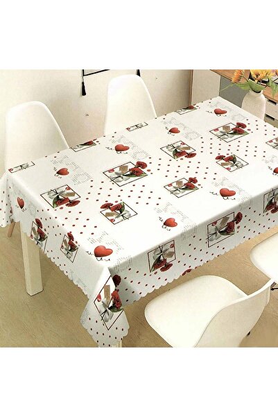 PUFO Oilcloth tablecloth Pufo Romantic Roses, 140 x 200 cm