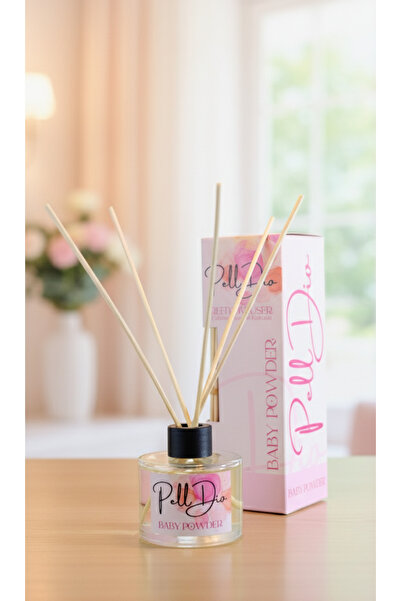 PellDio Home Bebek Pudrası Çubuklu Oda Kokusu - Kokulu Çubuk 120ml