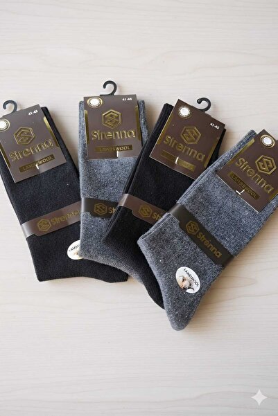 Strenna ERKEK YÜN ÇORAP 4 ADET ( %85 LAMBSWOOL )