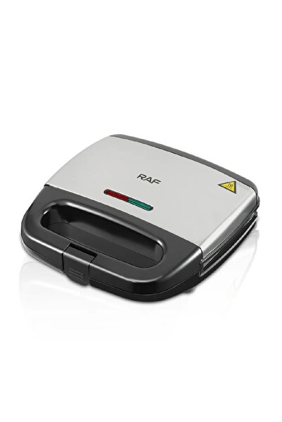 divendi-ro Aparat de gofre, RAF R536H, 750W, Control automat al temperaturii, Negru-Argintiu