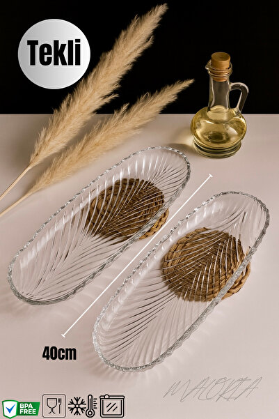 Maloria Santa Kayık Sunum Tabağı | 40cm - Tekli