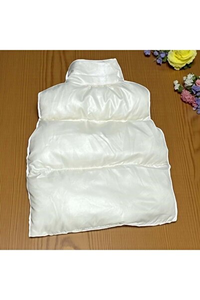 LOVE MAXX Good Time Inflatable Vest Ecru