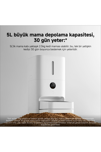 Xiaomi Smart Pet Food Feeder 2 Akıllı Evcil Hayvan Besleyici
