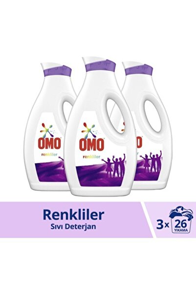 Omo Sıvı Çamaşır Deterjanı Renkliler Için Renklilerinizi Korur 1690 ml 30 Yık...