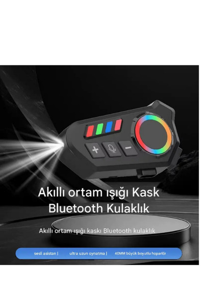 TeknolojiSA K06 Motosiklet Kask Kulaklık Bluetooth 5.4 Kulaklık Kablosuz Motor Kulaklık