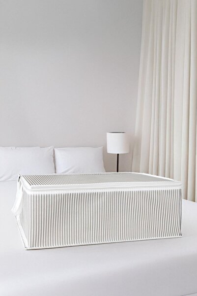 Helen's Home 6 Adet Baza Ve Çekyat Tipi Hurç 64 X 45 X 22 Cm Çizgili