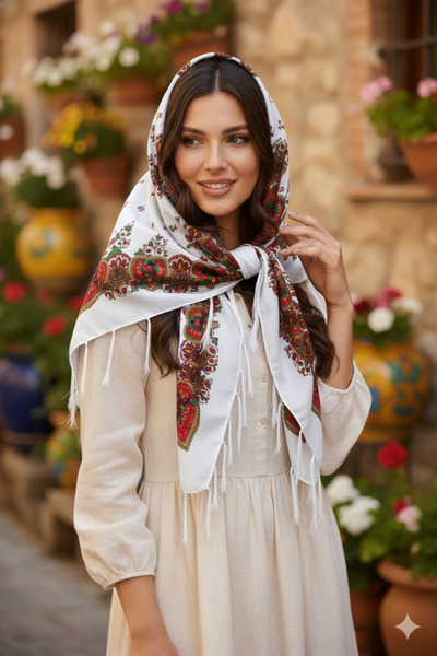 ASKA Mardin Yöresel Hamavi Püskül Şal