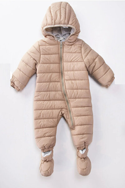 Genel Markalar Yeni Sezon Su Geçirmez Kışlık Bebek Kapüşonlu 6-24 Ay Kozmonot...