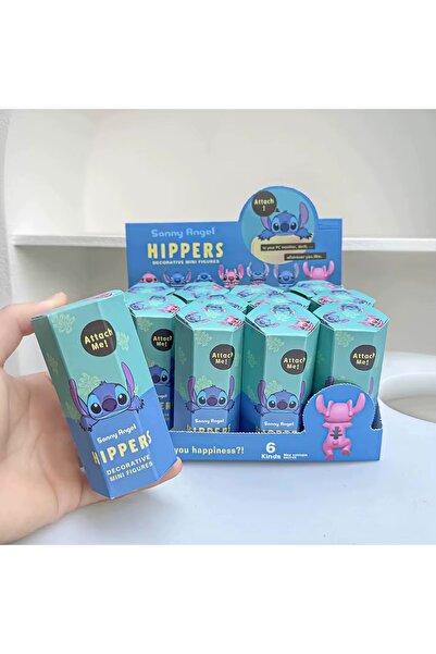 Viranes Hippers Stitch Decoritive Mini Figür Serisi Sürpriz Oyuncak Figürü, Telefon Aksesuarı