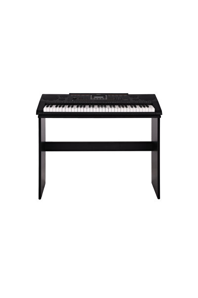DSA Org & Piyano Standı Sehpası – 61 Tuşlu Modeller İçin Uyumlu Dayanıklı MDF Siyah (Model İsmi: Biret)