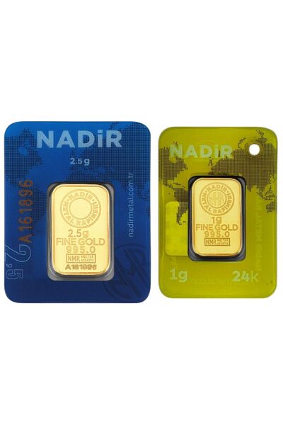 Tuğrul Kuyumculuk 3,5 Gram (2,5+1) Külçe Gram Altın 24 Ayar