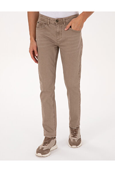 Pierre Cardin Bej Slim Fit Jean Pantolon 50315264-VR011