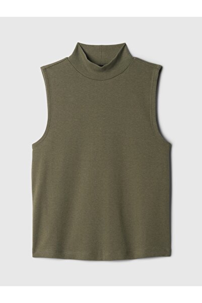 GAP Kadın Yeşil Modern Mockneck Atlet