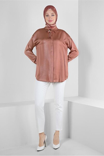 Alvina ΛΟΥΛΟΥΔΙ ΛΕΠΤΟΜΕΡΗ ΠΟΥΚΑΜΙΣΟ ΠΟΥΚΑΜΙΣΟ ΜΠΛΟΥΖΑ 43799