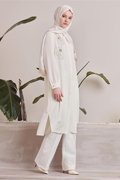 Alvina Shirt Collar Tunic Tunic 45372