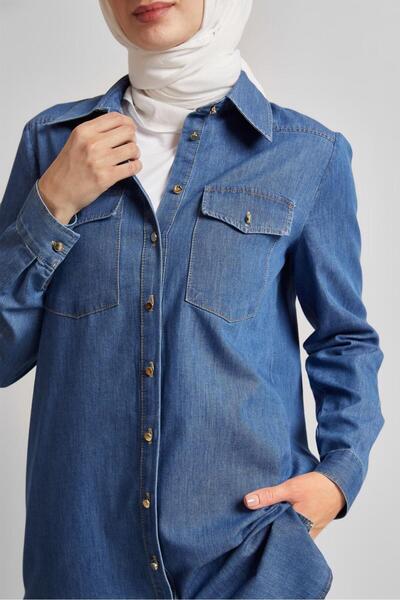 Alvina Cotton Denim Tunic 45506