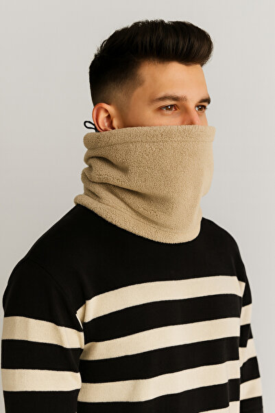 Homy Life Winter Thick Welsoft Neck Scarf | Windproof Soft Textured Balaclava Can Be Used as a Beanie Hat