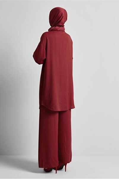 Alvina SHIRT COLLAR PANTS SUIT 44473