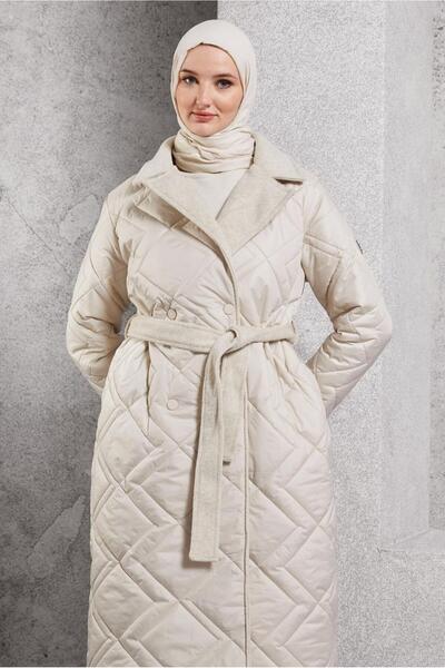 Alvina Поясний пальто з деталями 90513