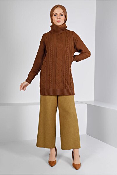 Alvina Knitted Detailed Knitwear Tunic 43135