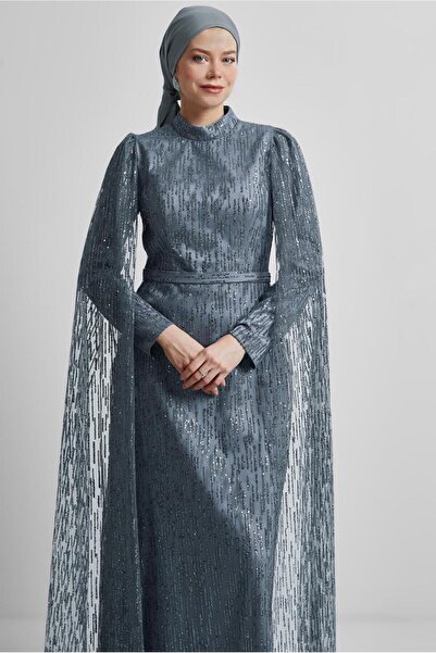 Alvina PUL PAYETLİ ABİYE ELBİSE 50446